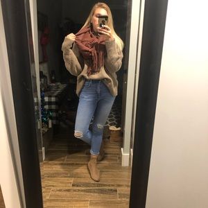 Maroon Infinity Scarf